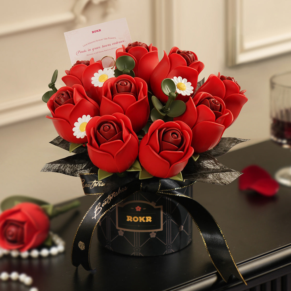 ROKR Red Rose Bouquet Kit official detail view 2