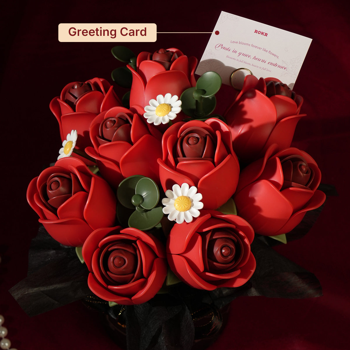 ROKR Red Rose Bouquet Kit official detail view 5