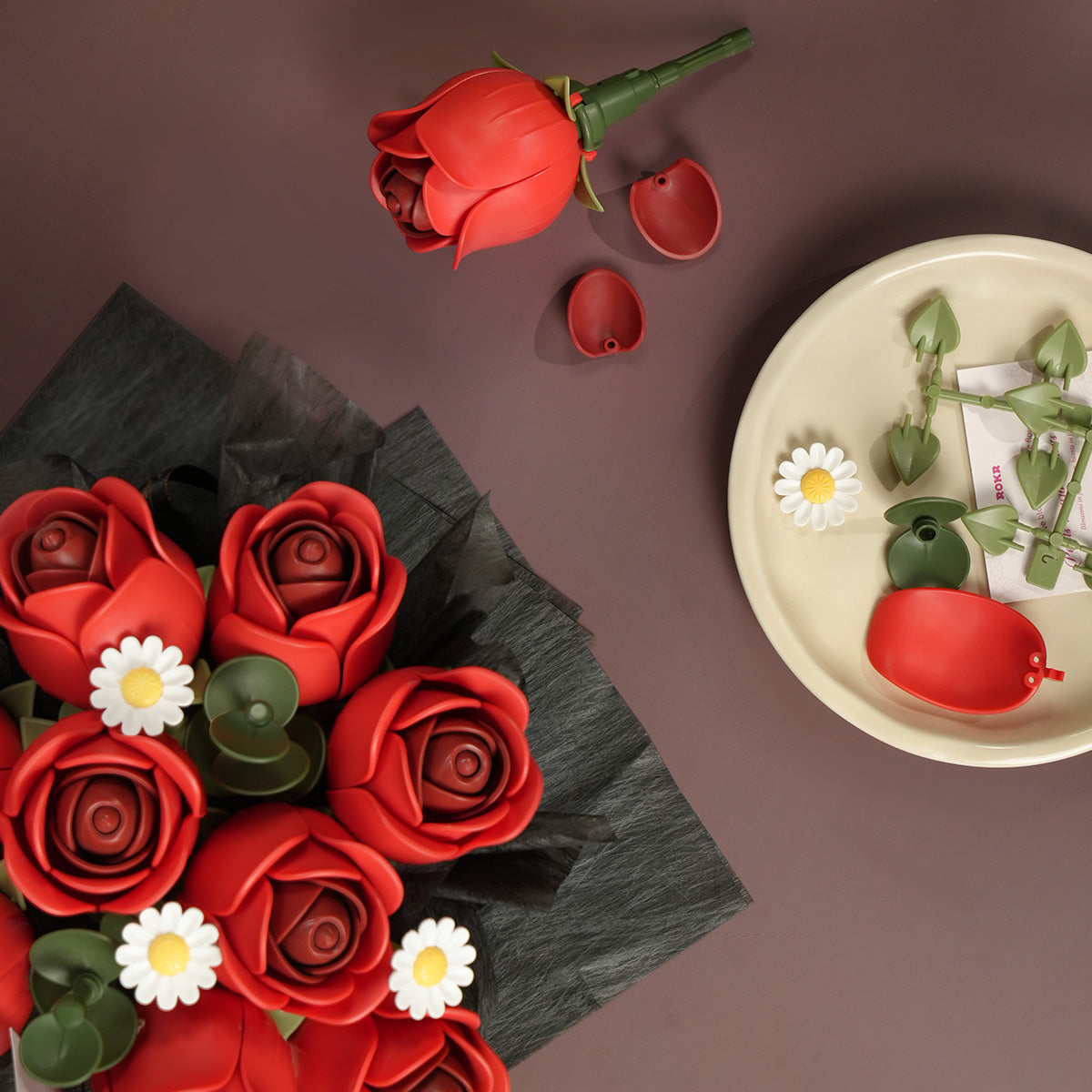 ROKR Red Rose Bouquet Kit official detail view 3