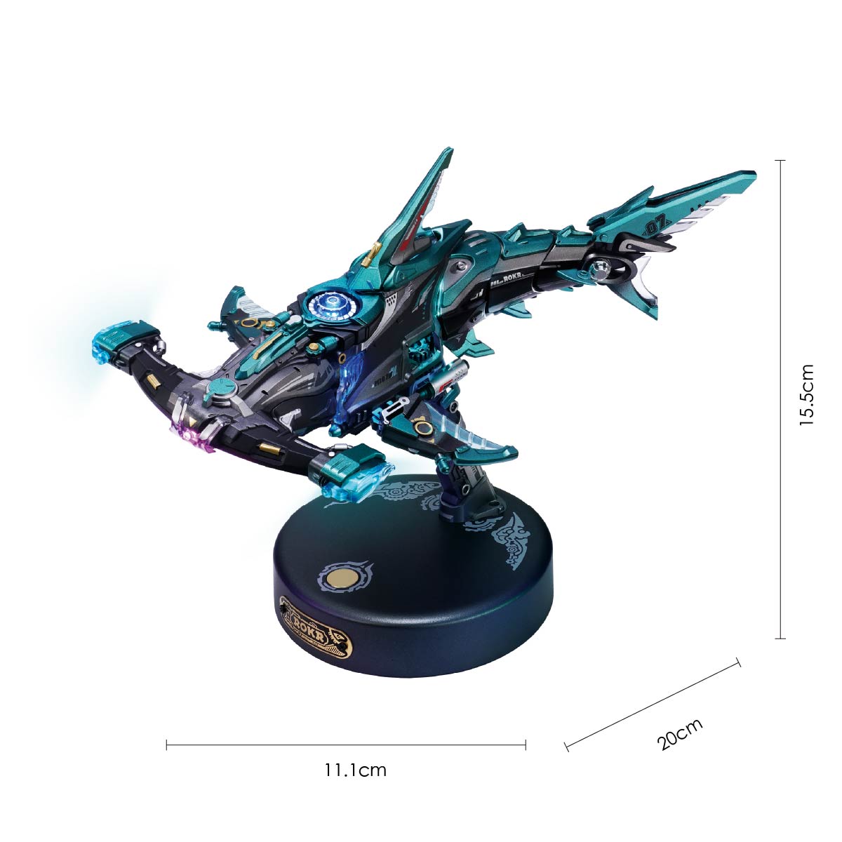 ROKR Hammerhead Shark Mechanical Model Kit official detail view 7