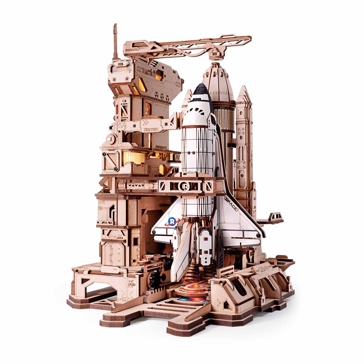 ROKR Space Shuttle Mechanical Model Kit completed product view
