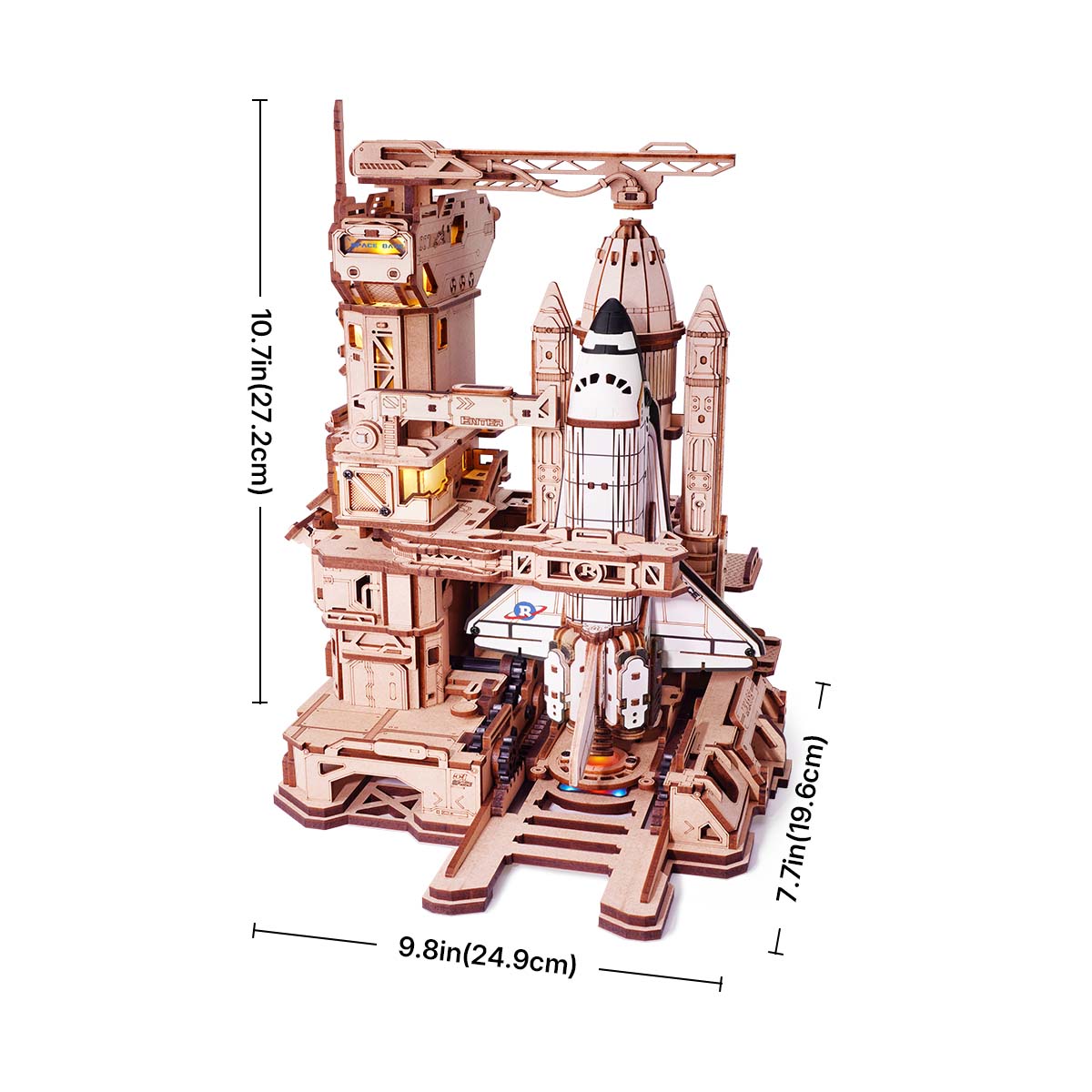 ROKR Space Shuttle Mechanical Model Kit official detail view 7