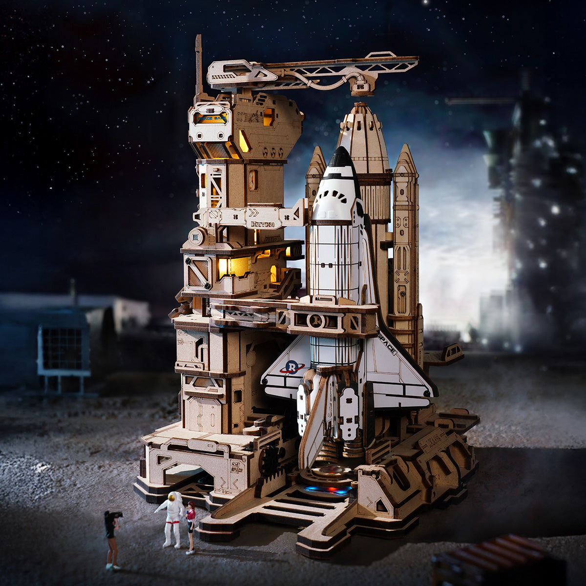 ROKR Space Shuttle Mechanical Model Kit official detail view 2