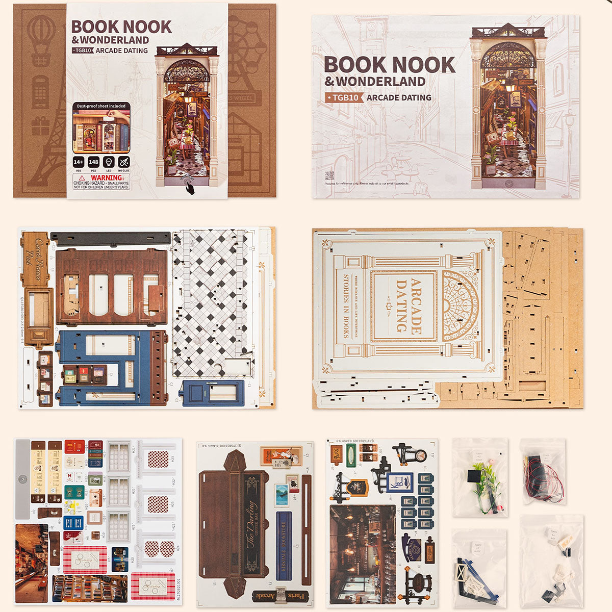 Arcade Dating Book Nook Kit official detail view 3