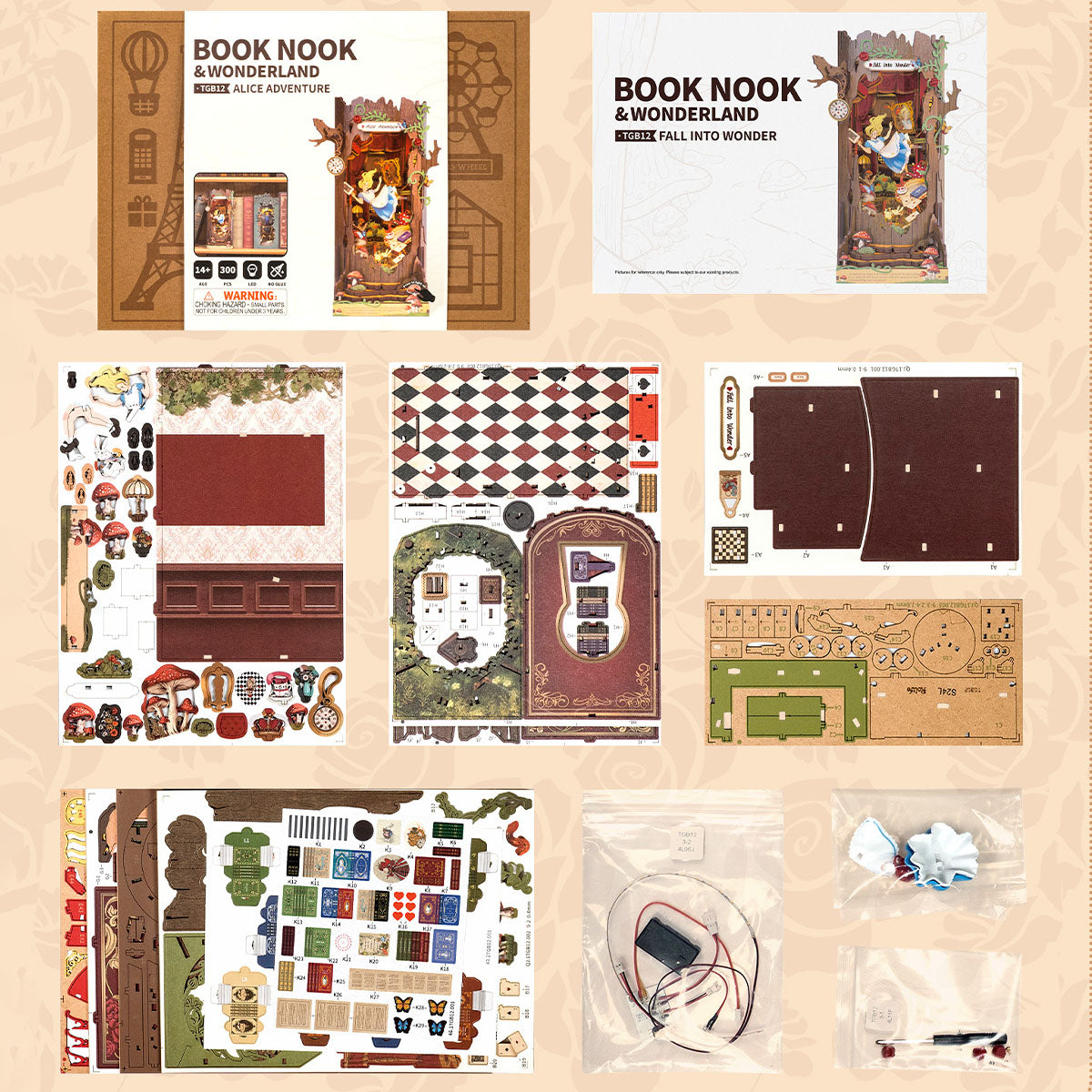 Fall into Wonder Book Nook Kit official detail view 3