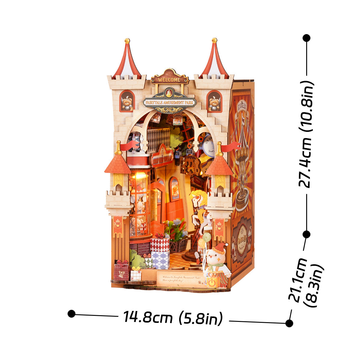 Fairytale Amusement Park Book Nook Kit official detail view 6