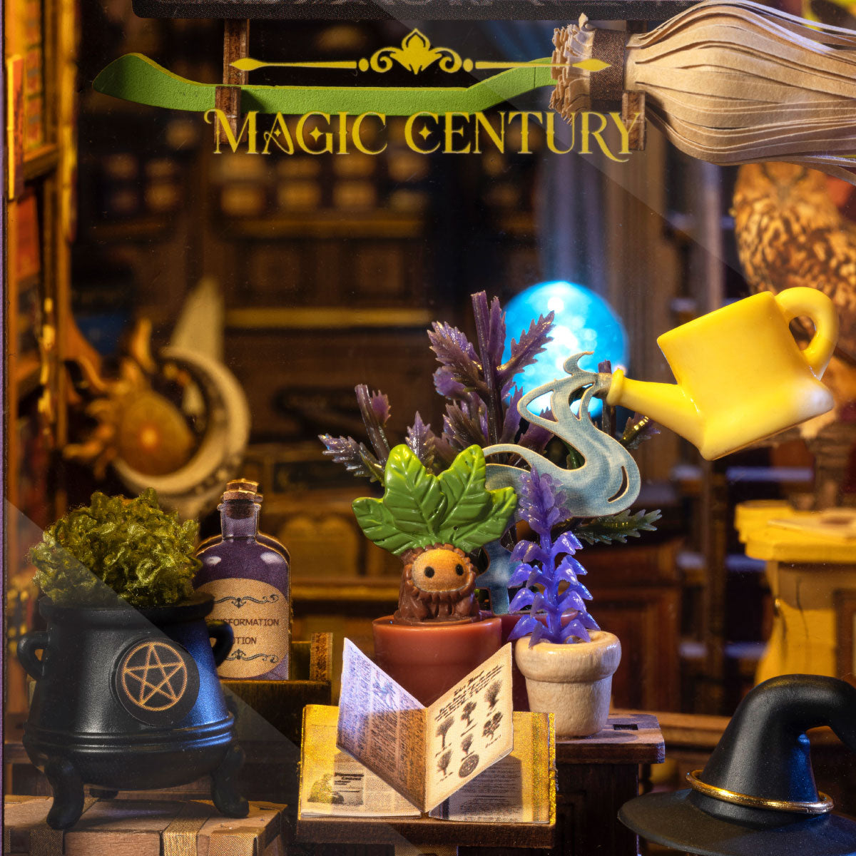 Rolife Whisper Magic Shop bookshelf display