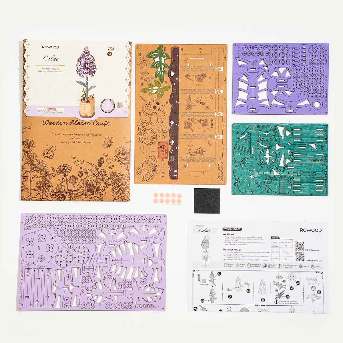 Rowood Lilac Creative Kit official product view 7