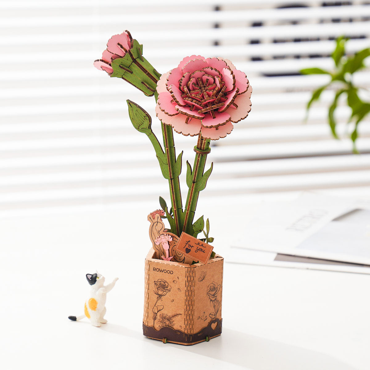 Rowood Pink Carnation Creative Kit official product view 3