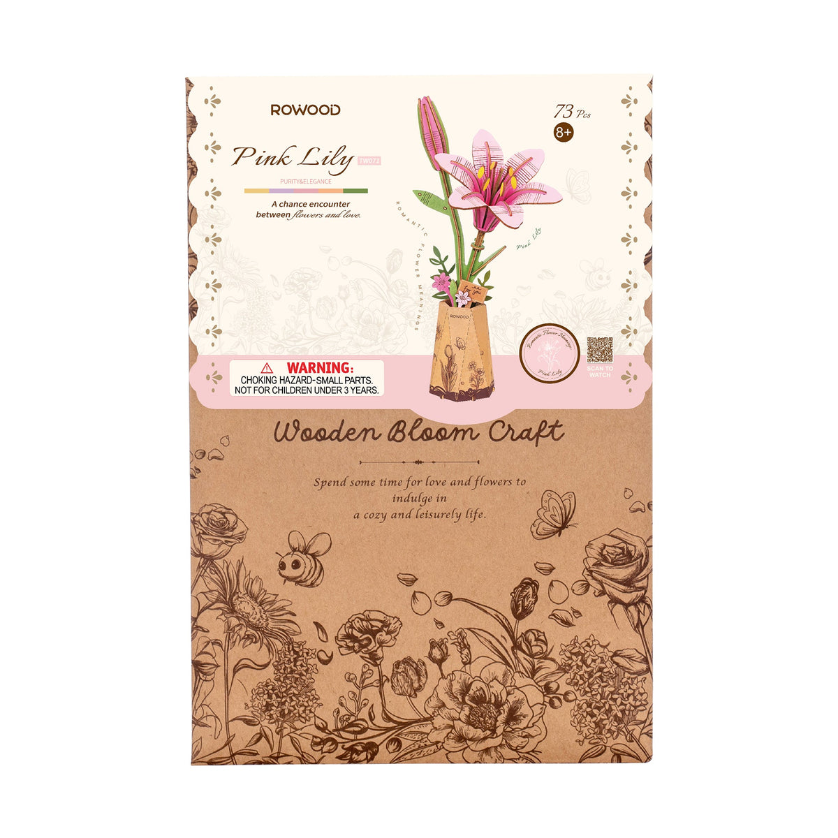 Rowood Pink Lily Creative Kit official product view 6